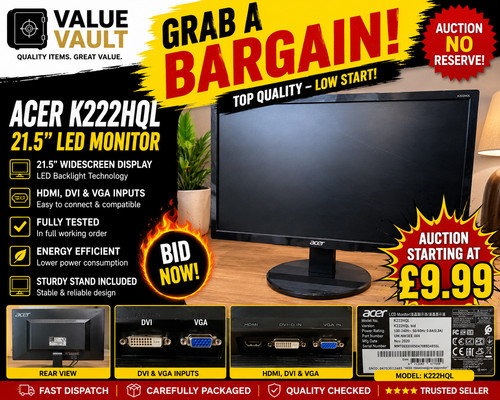 Acer k222hql led - k222hql, monitor