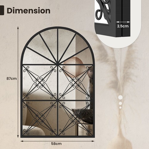 Decorative arched window - arched,