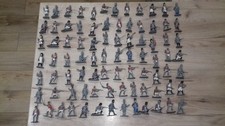 Collection of Napoleonic plastic soldiers part painted 54mm scale ?