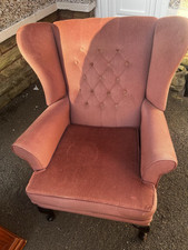 Homcom Accent Chair Wingback Armchair - Dark Grey (UK833695V71CG0341)