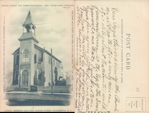 Gospel mission building - gospel,
