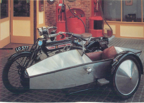 Swallow side car motorcycle - car,