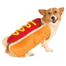 Hot Dog Pet Clothes Dog Cat Puppy Dachshund Halloween Dress Up Costume Funny UK