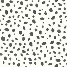 Holden Spot Print Decor Dalmatian Black  White Wallpaper 12940