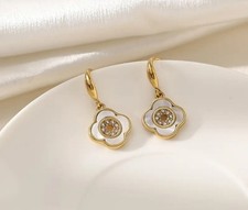 Stunning Clover Earrings Stainless Steel Hypoallergenic