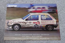 Original Vauxhall Nova Sport