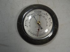 Vintage Weathermaster Barometer Stone Marble Base British Made