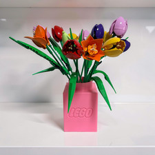Lego Inspired Square Vase