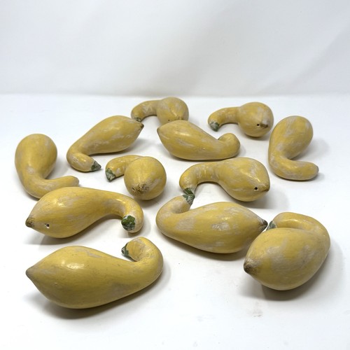 Hand painted ceramic gourds - painted,
