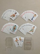 Darling playing cards plastic coated mid century glamour models