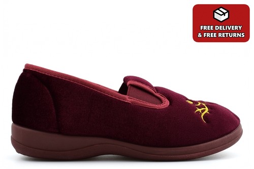 Womens wide fit slippers - womens,