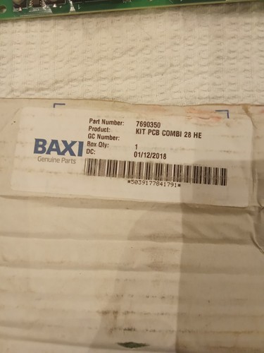 Baxi 7690350 kit pcb - kit, combi