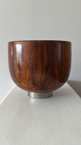 Wooden planter pots round - planter,