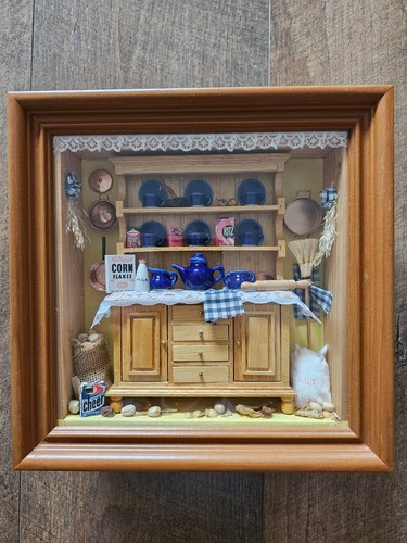 Vintage country kitchen shadow - country,
