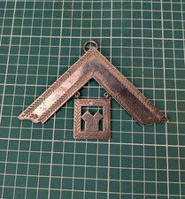 Vintage Masonic Large Past Master Collar Jewel - Lodge Harmony No. 4