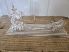 Sterling Silver Filigree Ratha: Indian Horse Drawn Carriage Art