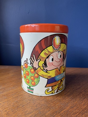 Vintage retro sweet tin genie - sweet,