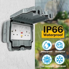 OUTDOOR SOCKET WEATHERPROOF