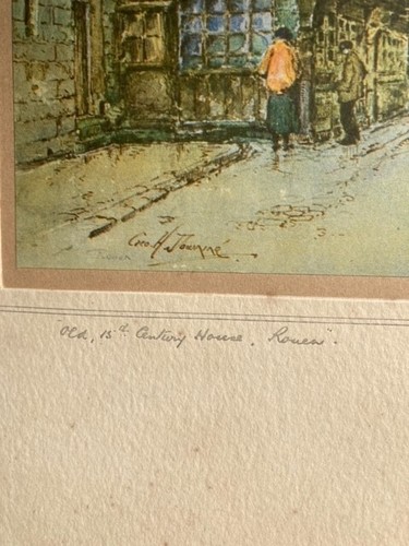Vintage framed signed - 3,