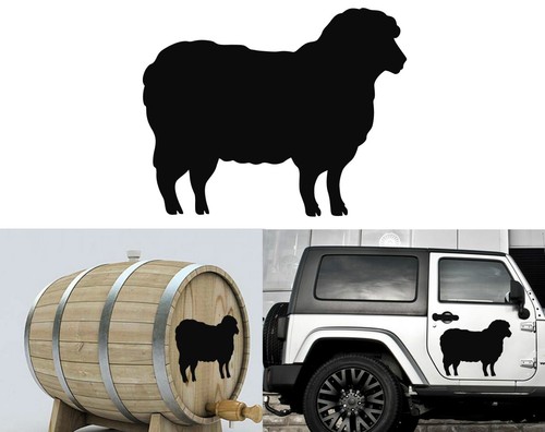 Sheep sticker vinyl - vinyl, version