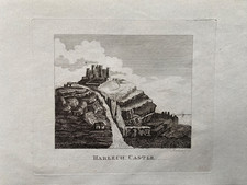 1764 Antique Print; Harlech