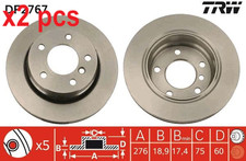 X2 PCS L&R SIDES REAR BRAKE