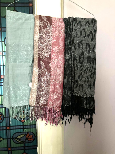 Three lovely scarves for - , women