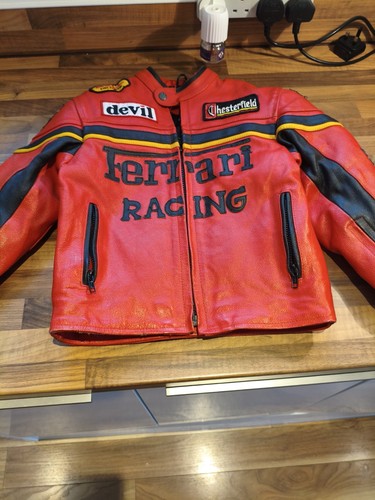 Ferrari racing red leather - ferrari,