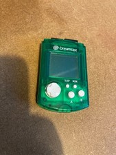 Official Sega Dreamcast clear blue VMU Visual Memory