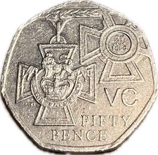 2006 Victoria Cross 50p Fifty Pence Coin VC  FREE UK POSTAGE