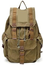 Traditional  Canvas Rucksack - Hunting & Fishing Backpack for Shooting