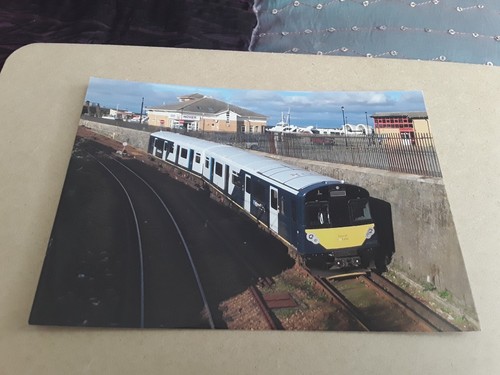 Postcard island line railway - line,