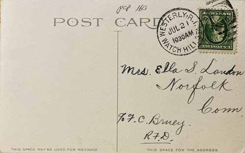 1911 postcard postal - 1911,