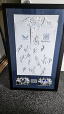 Rangers " 150th " signed shirt with 14 signatures.