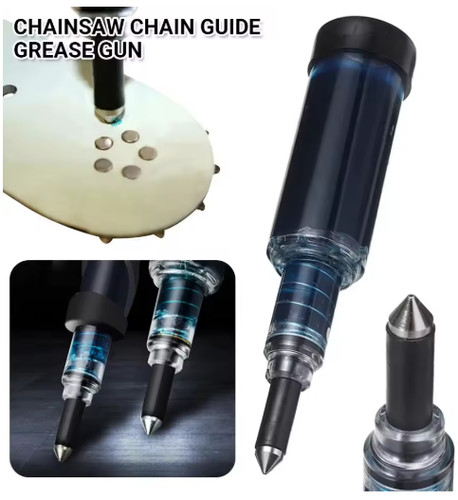 Chainsaw chain guide - chain, bar