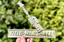Field Marshall Tractors Large Brass Badge Sign