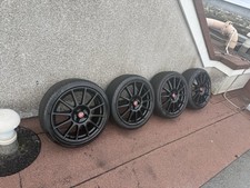 Genuine Fiat Abarth Mopar Supersport Alloy Wheels with tyres 205/40/17