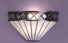 Fargo Art Deco Style Tiffany Wall Light Shade X 2