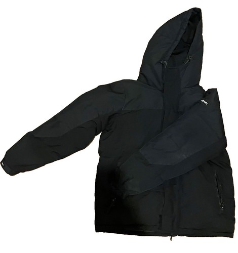 Zara men black hooded - hooded, puffer