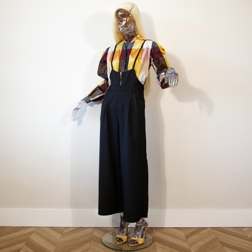Vintage 1980s black palazzo - vintage,