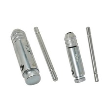 2pcs Ratchet Tap Wrench M3-m8/M5-m12 Reversible Holder T Bar Handle Tap Die Set