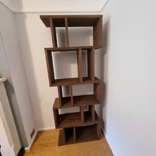 dark wood display cabinet used