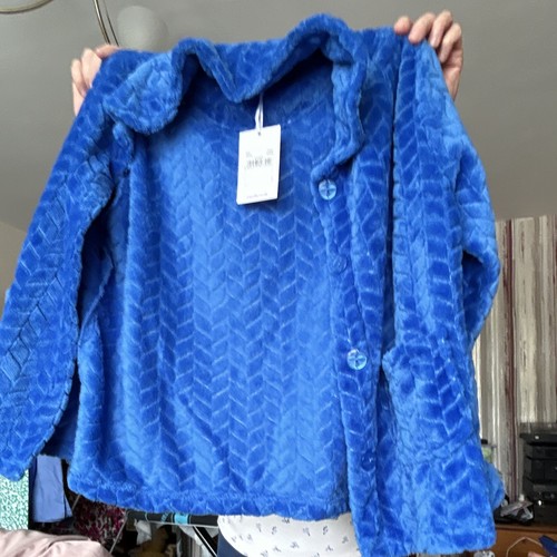 Camille blue fleece chevron - camille,