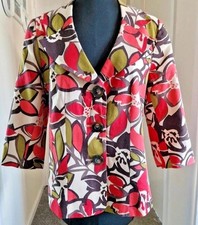 EWM Women's Floral Jacket Size