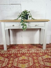 Solid Oak Console Table - Retailed by Leekes