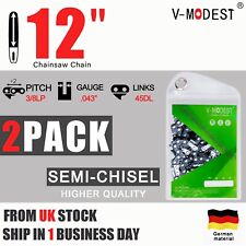 2 12" Chainsaw Chain Replace