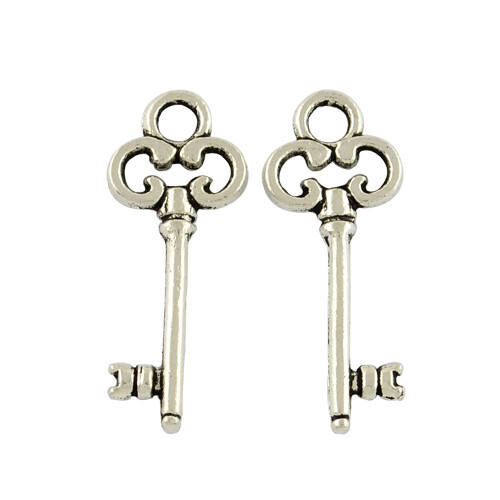 Tibetan silver charms pendants - tibetan,
