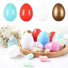 Decoration Easter Decor Hollow Easter Eggs Fillable Egg Party Decor Plastic