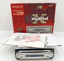 Sony CDX-S2200 FM/AM CD Player Car Stereo Radio Retro EQ3 Equalizer 50w x 4  L13