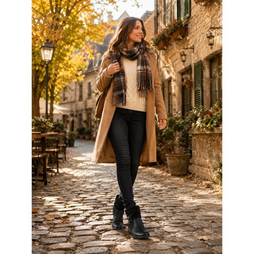 Romika cassie black leather - romika,